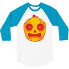 frightened jack o lantern 3/4 Sleeve Shirt