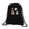are you my mummy   orange version Drawstring Bags