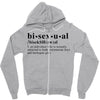 Bisexual Dictionary Zipper Hoodie