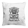 Vintage 1949 Throw Pillow