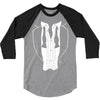 late night tux 3/4 Sleeve Shirt