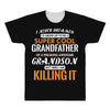 I Never Dreamed I'd Grow Up To Be A Super Cool Grandfather Of Freaking All Over Men's T-shirt