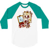 triple beagle portrait 3/4 Sleeve Shirt