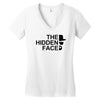 the hidden face Women's V-Neck T-Shirt