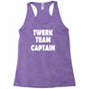 twerk team captain   funny Racerback Tank