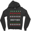ugly christmas brother Zipper Hoodie