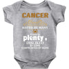 CancerHated By Many Wanted By Plenty Disliked By Some Confronted By No Baby Onesie