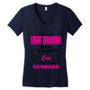 I&rsquo;m Called Great Grandma Because I&rsquo;m Way Too Cool To Be Called Gra Women's V-Neck T-Shirt