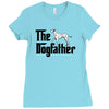 the dogfather dalmatian Ladies Fitted T-Shirt