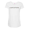 friends tv show parody christmas Maternity Scoop Neck T-shirt