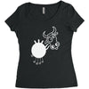 crazy cow Women's Triblend Scoop T-shirt