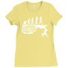 climbing evolution Ladies Fitted T-Shirt