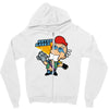 mayor lazer Zipper Hoodie