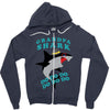 Grandpa Shark -Shark Do Do Do Zipper Hoodie