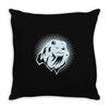 dramatic chipmunk Throw Pillow