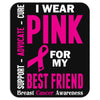 I Wear Grey For My Best Friend (Brain Cancer Awareness) Mousepad
