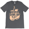 Never Give Up Uterine Cancer Awareness T-Shirt