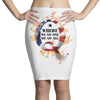 American Flag Q Fire Pencil Skirts