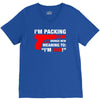 packing heat   i'm hot V-Neck Tee