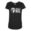 bad meets evil mask Maternity Scoop Neck T-shirt