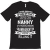 Super Cool Nanny Of A Freaking Awesome Granddaughter T-Shirt