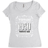 vintage made in 1950 perfectly aged a living legend Women's Triblend Scoop T-shirt