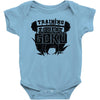 training to beat goku Baby Onesie