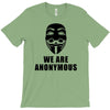 we are anonymous tshirt pipa sopa acta v for vendetta hacker's t shirt T-Shirt