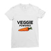 Veggie Powered Ladies Fitted T-Shirt
