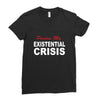 existential crisis Ladies Fitted T-Shirt