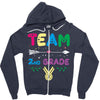 team 2nd grade Zipper Hoodie