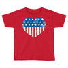 usa flag 2 Toddler T-shirt