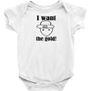 i want the gold Baby Onesie