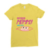[your name] is going to be mommy Ladies Fitted T-Shirt