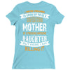 Super Cool Mother Of A Freaking Awesome Granddaughter Ladies Fitted T-Shirt