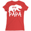 Papa Bear Ladies Fitted T-Shirt