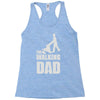 fathers day gift   the walking dad Racerback Tank
