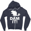 dam it! Zipper Hoodie