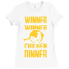 winner winner chicken dinner Ladies Fitted T-Shirt