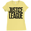 justice league Ladies Fitted T-Shirt