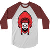 native america wolf 3/4 Sleeve Shirt