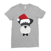 schnauzer dog Ladies Fitted T-Shirt