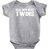 real men make twins Baby Onesie