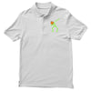 pumpkin skeleton dabbing Polo Shirt
