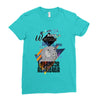 who loves labrador retriever Ladies Fitted T-Shirt
