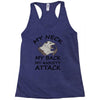 anxiety attack Racerback Tank