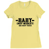 baby not midget do not toss Ladies Fitted T-Shirt