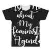 Women, love, Rights, Feminism, Feminist, Female, Funny, Woman, Girl Po All Over Men's T-shirt