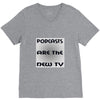 podcasts are the new tv V-Neck Tee