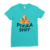 pizza shit Ladies Fitted T-Shirt